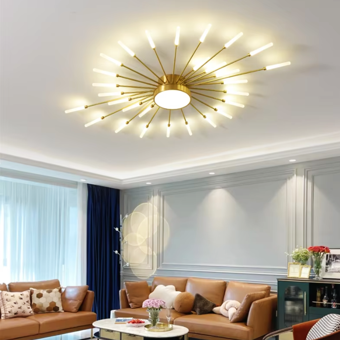 LED осветително тяло American Splendor Gold Еквивалент 800W с дистанционно