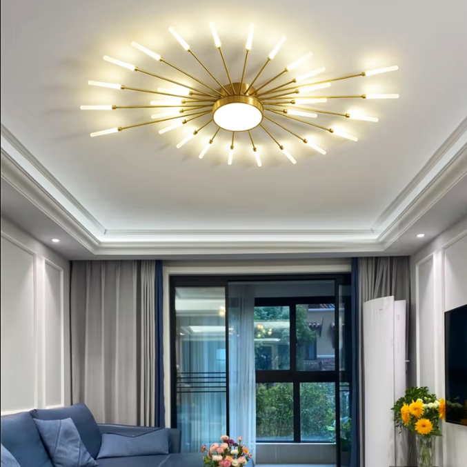 LED осветително тяло American Splendor Gold Еквивалент 800W с дистанционно