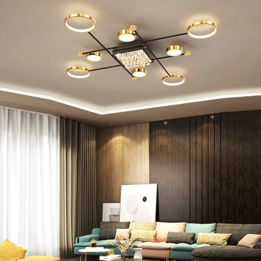 LED осветително тяло Nordic Beauty Еквивалент 800W с дистанционно