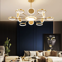 LED осветително тяло Gambit Gold 6+6+1 Регулируеми рамена Еквивалент 800W Дистанционно управление