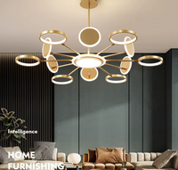 LED осветително тяло Gambit Gold 6+6+1 Регулируеми рамена Еквивалент 800W Дистанционно управление