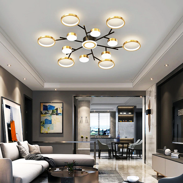 LED осветително тяло Nordic Style еквивалент 800W с дистанционно R9030-13
