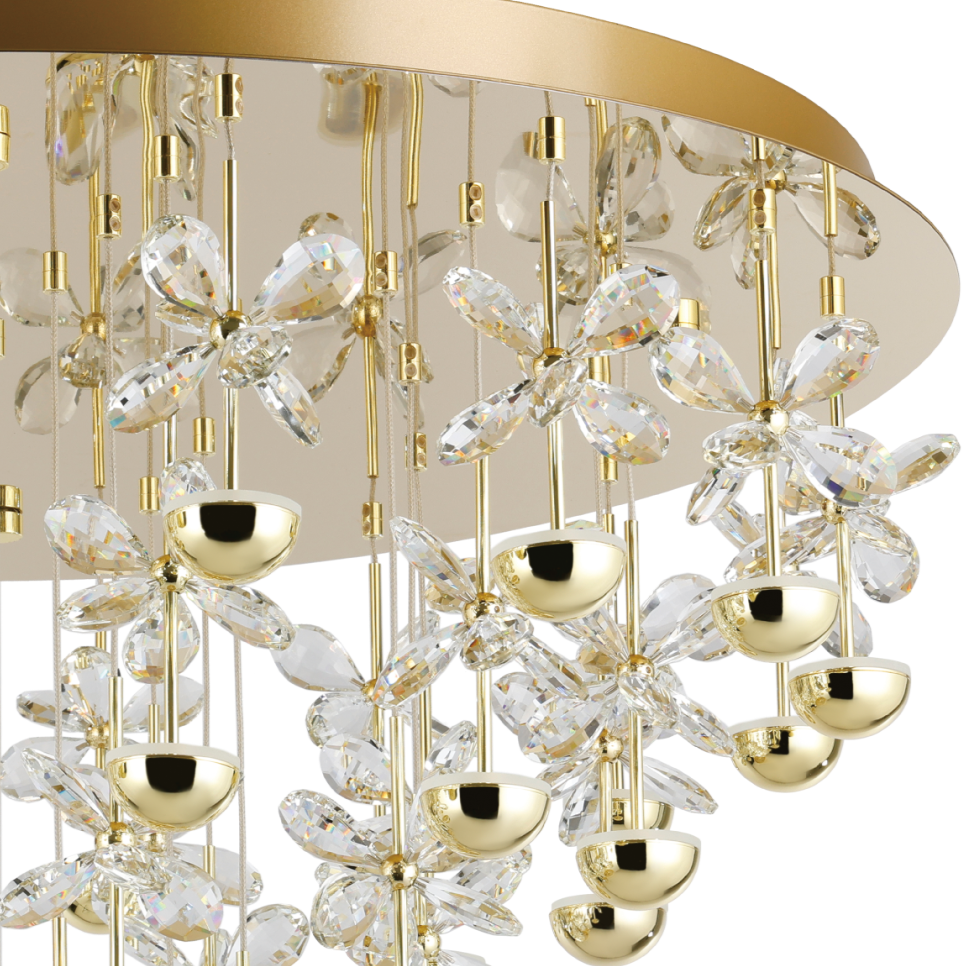 Осветително тяло аплик Crystal PIANOPOLI 3 Gold еквивалент 800W