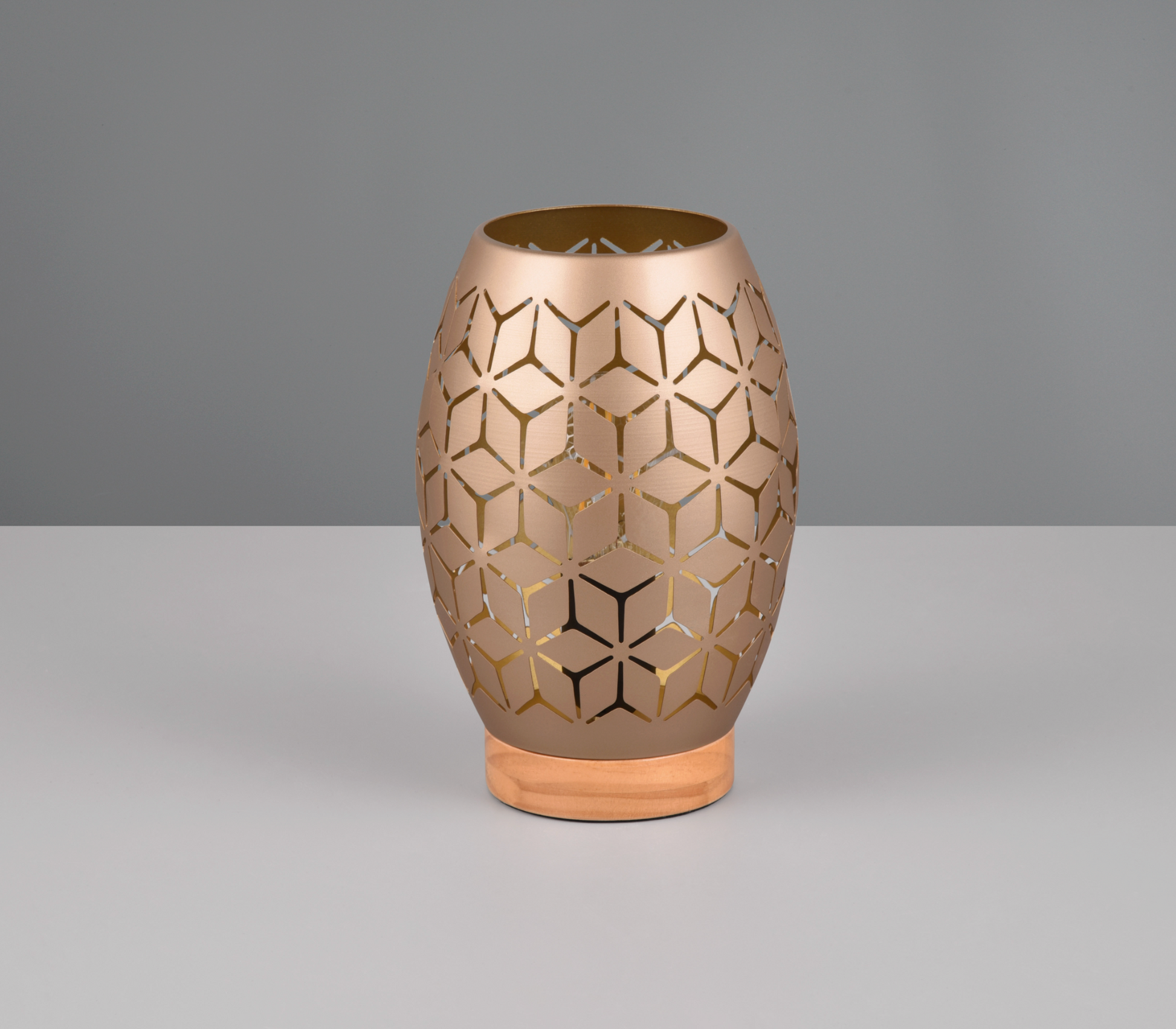 Декоративна лампа BIDAR 1xE27 Кафяво