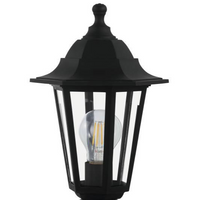 Stalp Ornamental De Gradina DUANERA Tip Felinar Negru 42CM STALP ORNAMENTAL GARDEN POLE