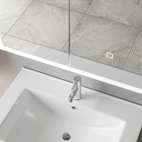 Шкаф за баня с LED огледало Qora Touch 60x70cm