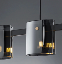LED осветително тяло тип пендел Faye Black, еквивалент 250W