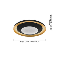 Аплик/Плафониера LED Premium CANICOSA 2 Еквивалент 300W Дистанционно управление