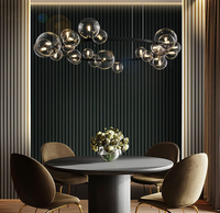 Lustra Abajur Vaya 24xG9 Black Rotunda 120cm Chandeliers
