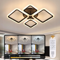 LED осветително тяло 2+2 DIAMOND Black Еквивалент 350W Дистанционно управление