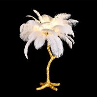 Нощна лампа Luxury Peacock Gold & White 3xG9