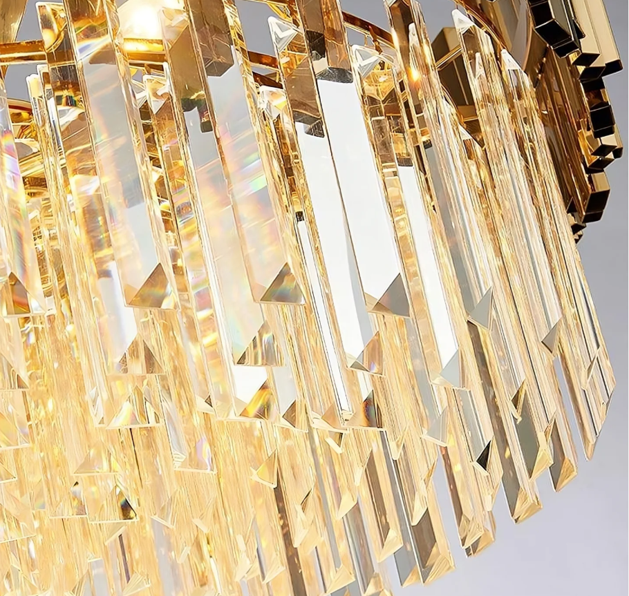Кристален полилей GOLDEN RAVEN 50CM