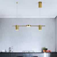 LED осветително тяло пендел Nordic Style Gold еквивалент 200W с дистанционно
