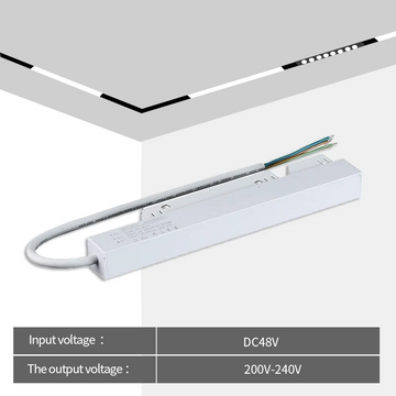 Захранващ блок 100W 48V за магнитна шина бял