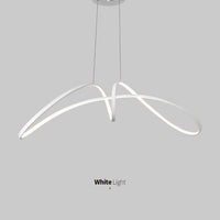 Lustra Led 108W Suspendata Eliptic White Smart Lighting Fixtures