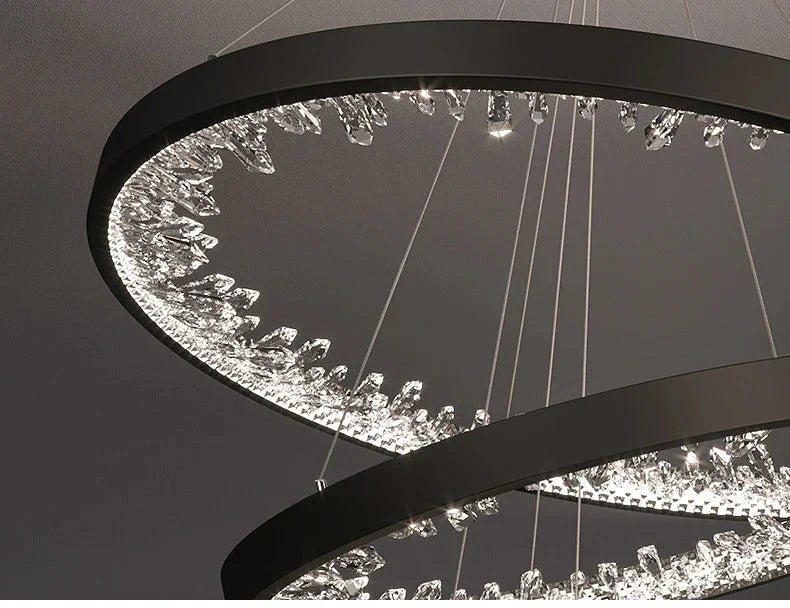 LED осветително тяло ICE-AGE Black 2 сегмента, еквивалент 400W