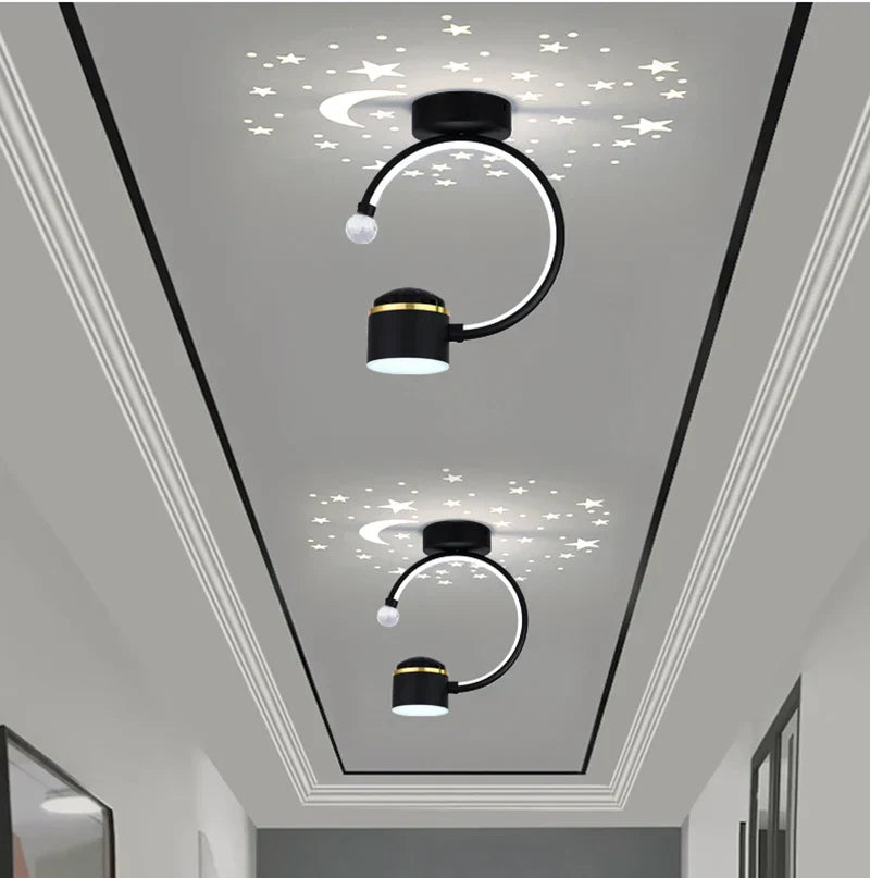 LED аплик 28W New Design прожекция на звездички върху тавана