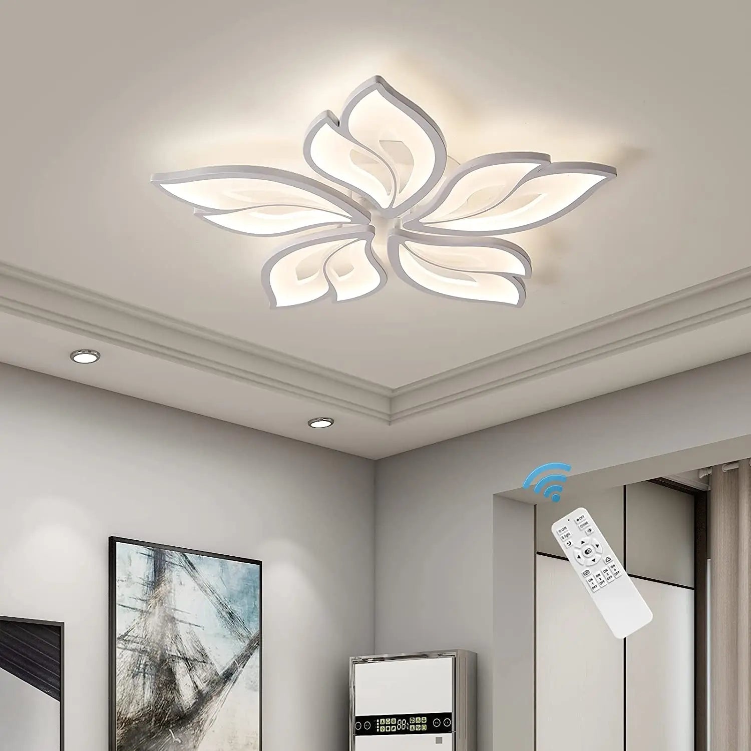 LED осветително тяло ANEMONE Еквивалент 500W С дистанционно управление