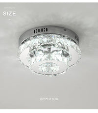 LED осветително тяло CRISTAL Double Circle Еквивалент 200W