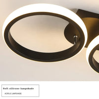 LED осветително тяло 54W ENZO CIRCLE BLACK Еквивалент 300W