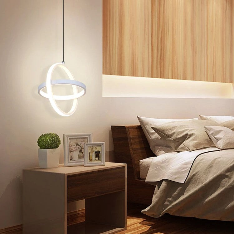 LED осветително тяло пендел INFINITY RINGS еквивалент 200W