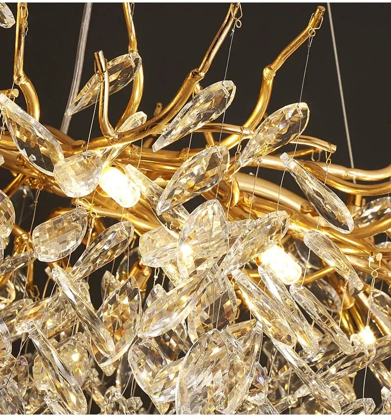 Кристален полилей LUXURY Golden Klara