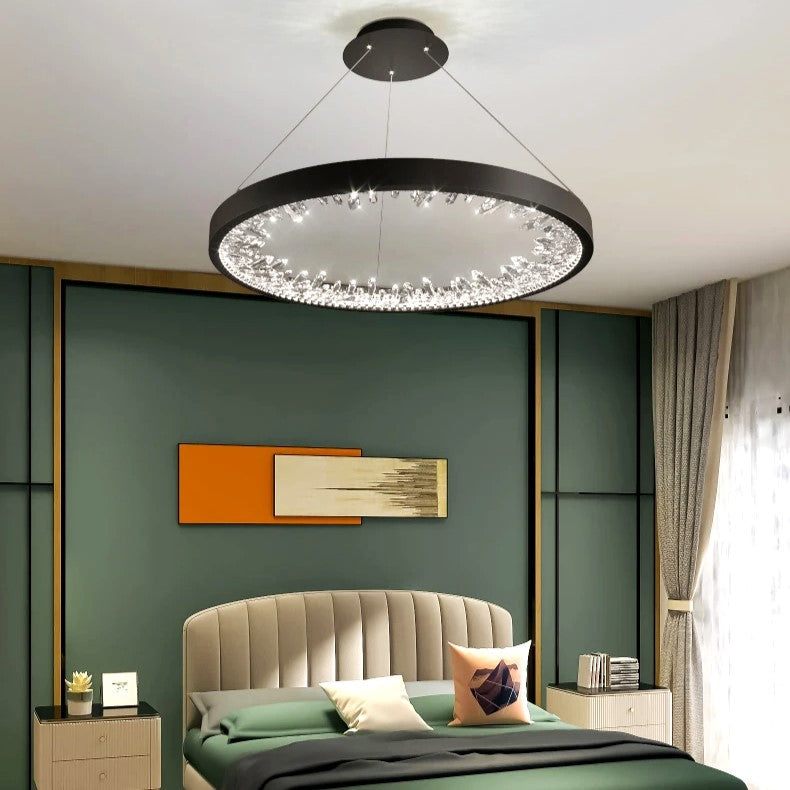 LED осветително тяло ICE-AGE Black 1 сегмент, еквивалент 200W