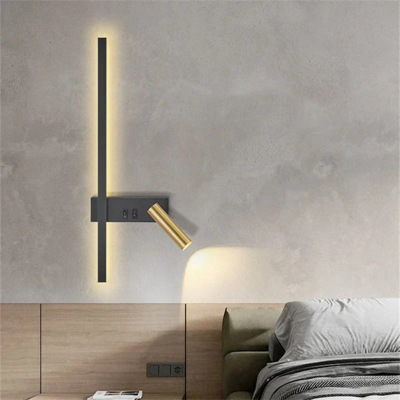 LED аплик LUANDA 9W черна