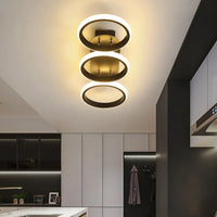 LED осветително тяло 54W ENZO CIRCLE BLACK Еквивалент 300W
