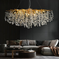 Кристален полилей LUXURY 120x45cm Golden Klara