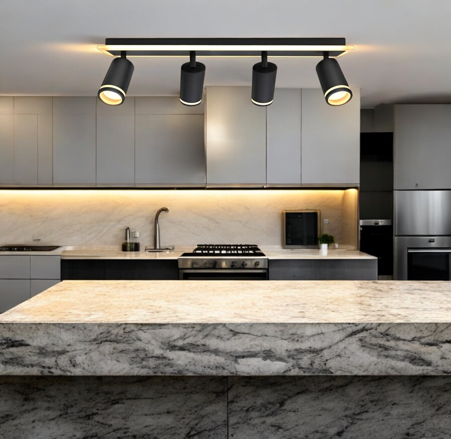 LED осветително тяло с шпотове 82W NOIR GLOW еквивалент 400W