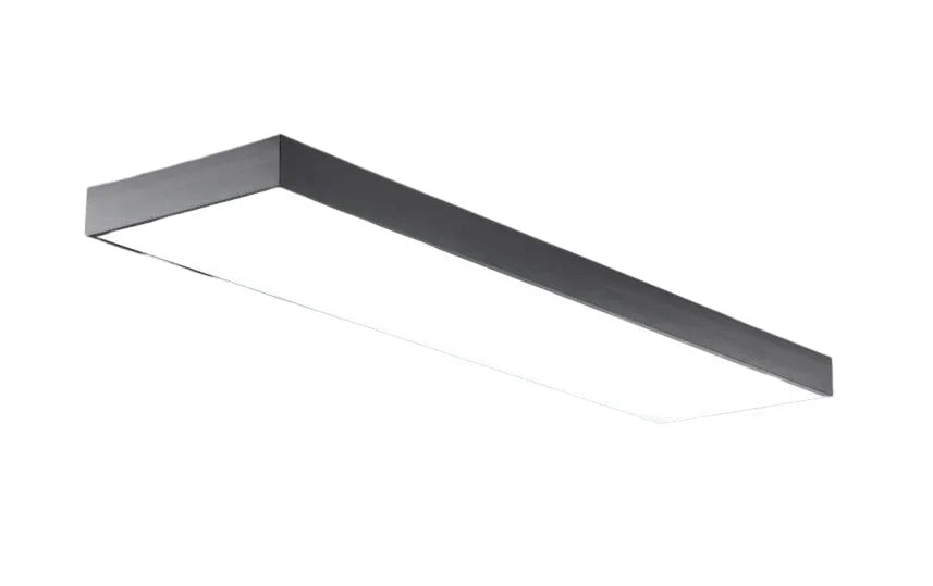 LED панел 72W 117.5 x 28cm черен, за повърхностен монтаж/окачен, еквивалент 400W