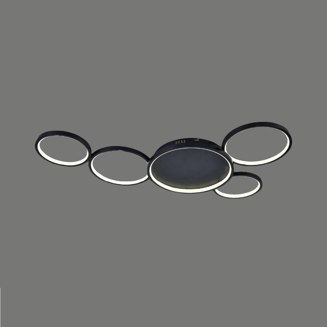 Lustra LED Minara Black Echivalent 600W Telecomanda NEAGRA / MINIMALIST DESIGN / 94CM Lighting Fixtures