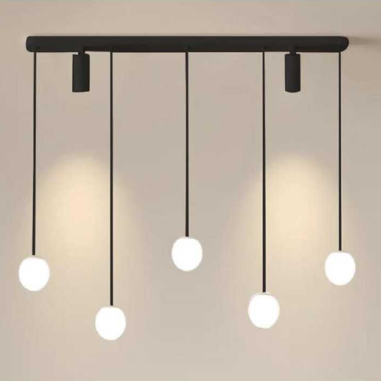 LED пендел с абажур 56W еквивалент 220W с дистанционно
