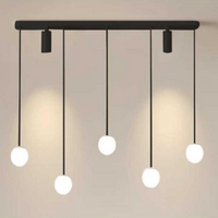 LED пендел с абажур 56W еквивалент 220W с дистанционно