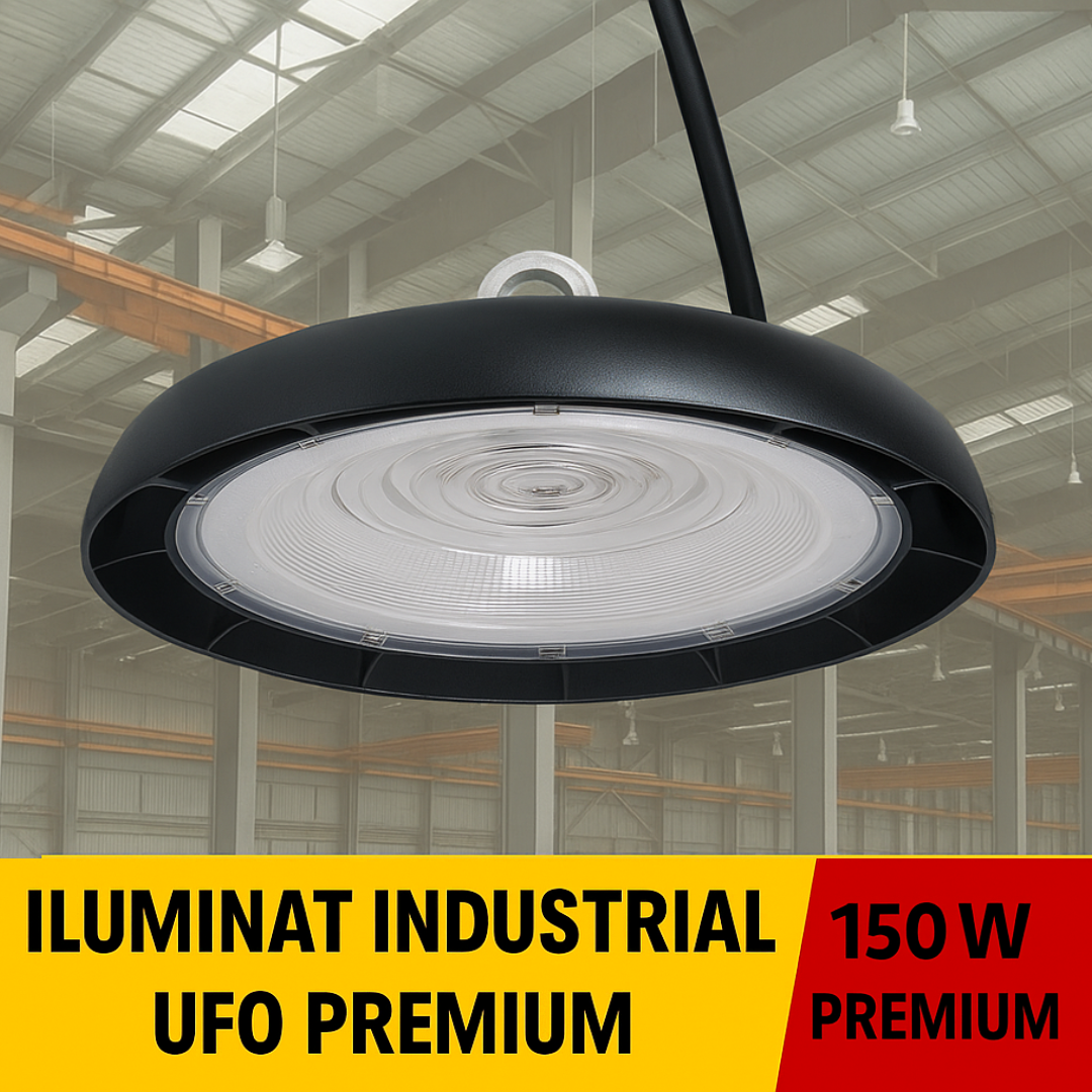 LED лампа 150W Индустриално осветление UFO Glori Premium 120Lm/w