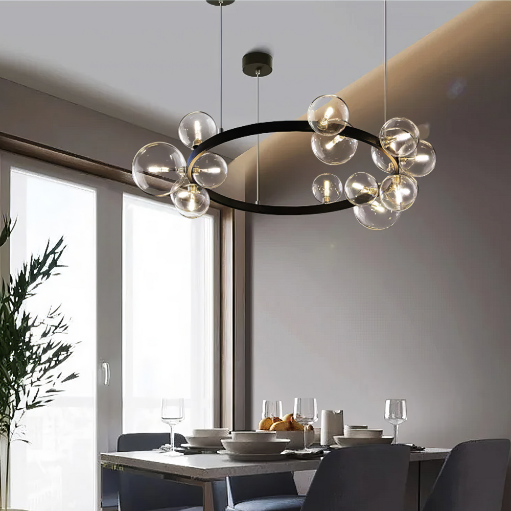 Осветително тяло LED Abajur висящо 15xG9 Black