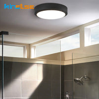 LED аплик 18W кръгъл BAT черна външен Еквивалент 150W