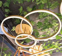 LED осветително тяло Beauty Gold Circle еквивалент 600W с дистанционно