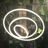 LED осветително тяло Brown 3 Rings регулируемо, еквивалент 800W, с дистанционно