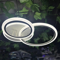 LED осветително тяло TWO CIRCLE Design Еквивалент 400W с дистанционно