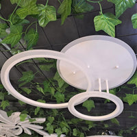 LED осветително тяло TWO CIRCLE Design Еквивалент 400W с дистанционно