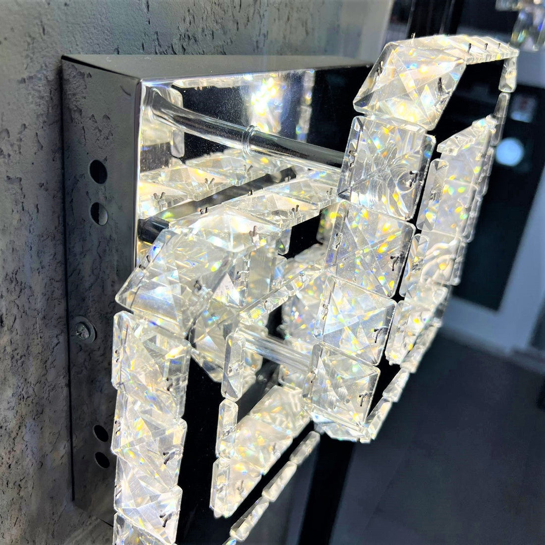 LED осветително тяло CRISTAL Double Square Еквивалент 200W