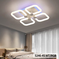 LED осветително тяло 140W SQUARE 2+2 RGB SMART с дистанционно
