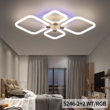 LED осветително тяло 140W DIAMOND 2+2 RGB SMART с дистанционно