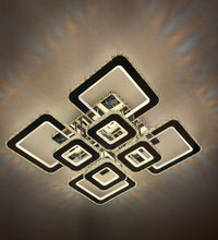 LED осветително тяло 4+4 Square Cristal Chrome Super RGB Еквивалент 1000W