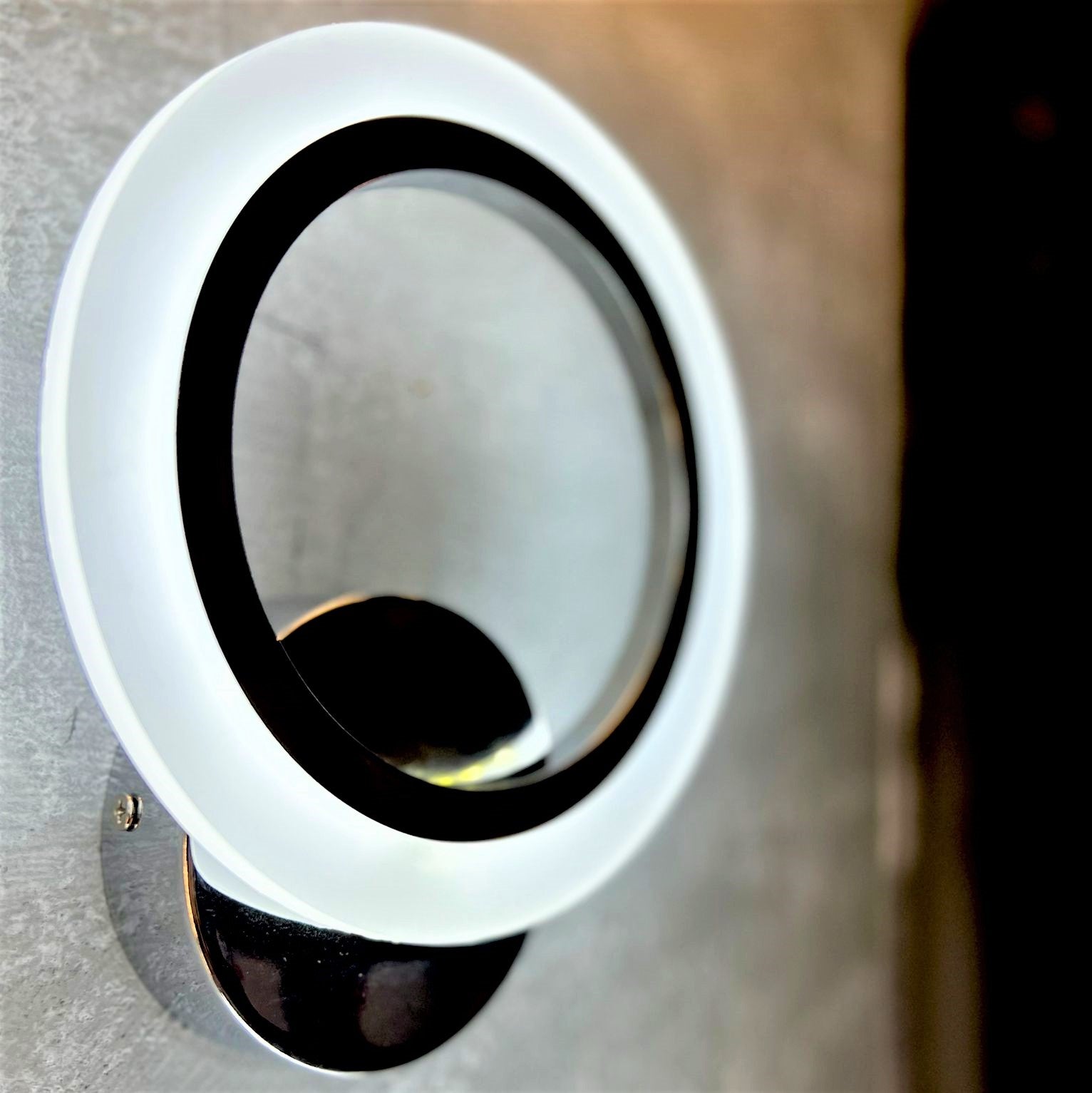 LED аплик 24W ROUND Chrome