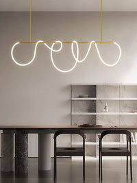 LED осветително тяло Nordic Golden Tube Линеен Еквивалент 350W с дистанционно