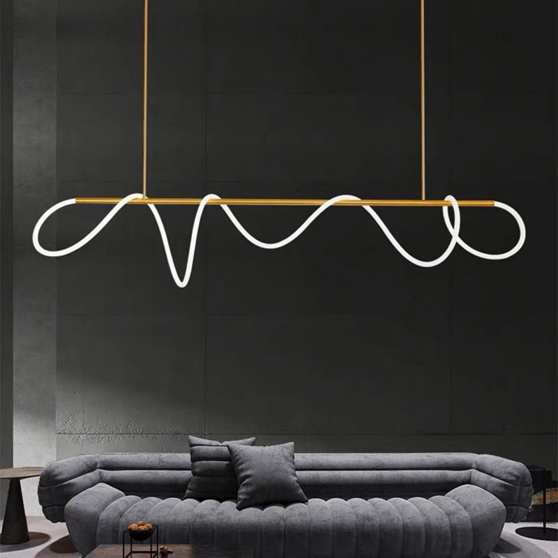 LED осветително тяло Nordic Golden Tube Линеен Еквивалент 350W с дистанционно