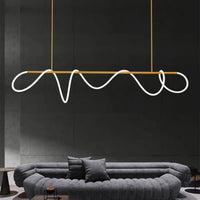 LED осветително тяло Nordic Golden Tube Линеен Еквивалент 350W с дистанционно